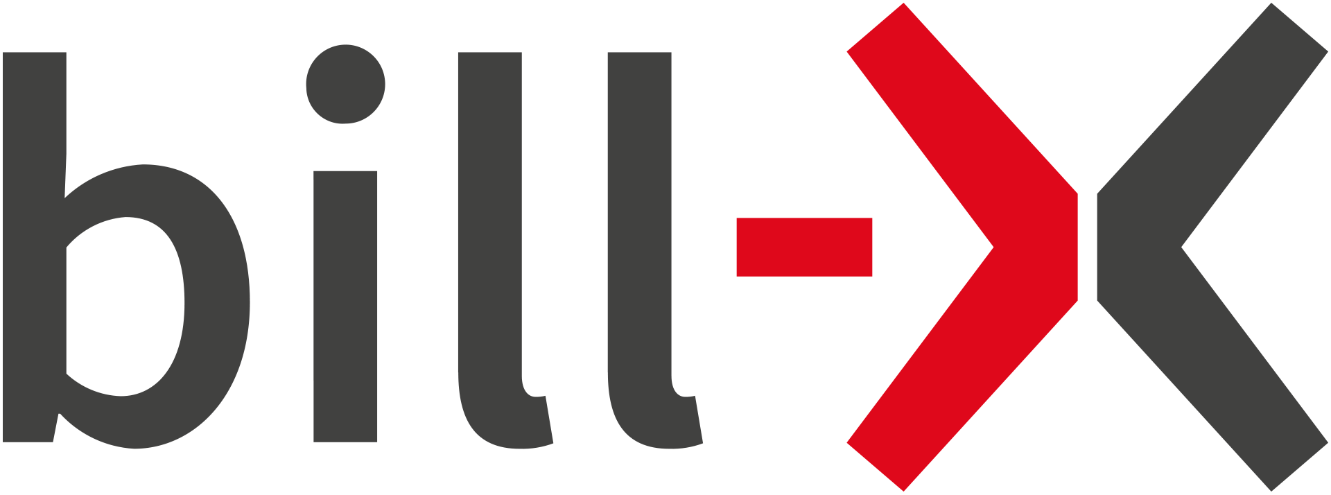 bill-X Logo - farbe